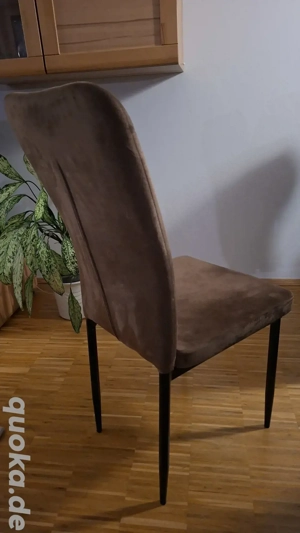 4 Stühle braun