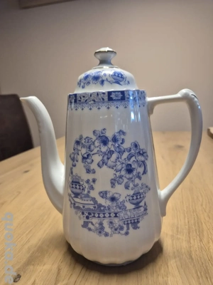  Seltmann Weiden Kaffeekanne - Serie Bavaria Dorothea Chinablau