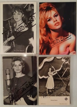 Autogramme Brigitte Bardot