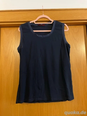 Dunkelblaues Top von Luisa Cerano, Damenoberteil, Größe 44