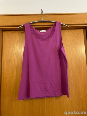 Lilanes Top von Longhin, Größe XXL, fuchsia, Made in Italy, Trägertop