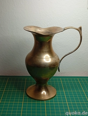 Verkaufe: Antiker Messingkrug  Messingkanne für Dekoration.