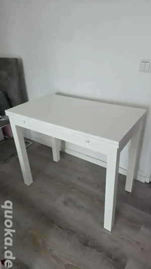 Esstisch weiß ausziehbar 