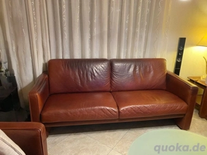 Echtleder Sitzgarnitur