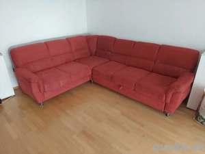 Verschenke Sofa Couch MIKROFASER Ecke Schlaf-Couch - NICHTRAUCHER