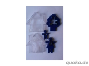 Tupperware Ausstechformen Lebkuchenhaus Weihnachten