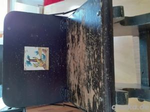 schöner Bauernstuhl mit Rückenstütze Bild 4