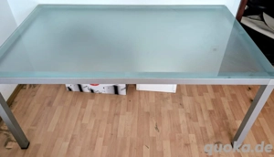 Glastisch zu verschenken