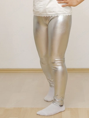Wetlook Leggins, Silber, Größe S Bild 2