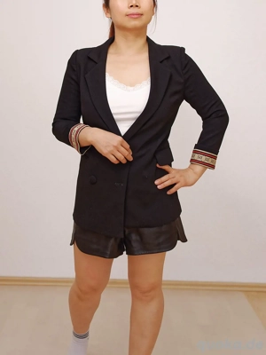 Jacket, schwarz, Größe S M Bild 4