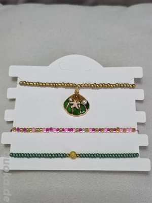 Handgemachtes Armband   Metall & Glas   filigran & schön