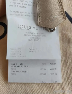 Beige LV Handtasche, Lockme Hobo Serie Bild 3
