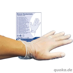 Einmalhandschuhe,  zu verschenken