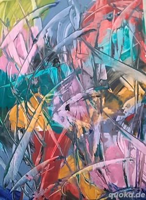 Acrylbild handgemalt von Petra Ballach neu