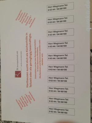 Küchenhilfe (m w d) in Teilzeit gesucht