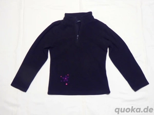 Fleece Ski-Funktions-Shirt Alive Gr. 128 schwarz Girls Pulli 