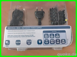 Universal Netzteil Notebook Laptop einstellbar von 9,5V bis 20V
