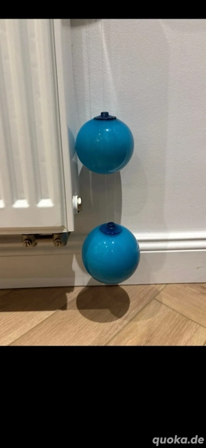 Antik Deko Glas Kugeln 