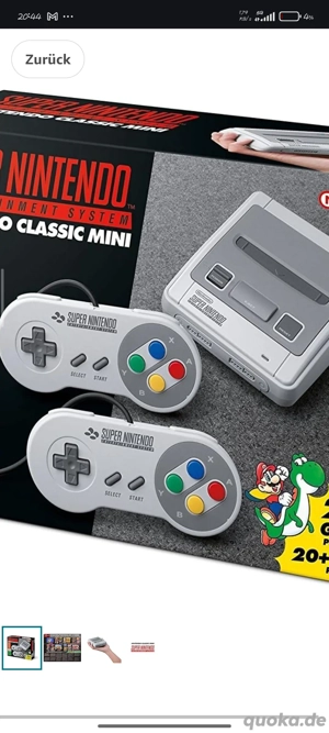 Nintendo Retro Konsole.