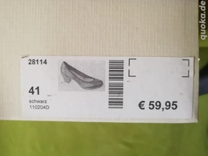 Gr. 41 - Pumps Damenschuhe schwarz Echtleder Venturini Bild 5