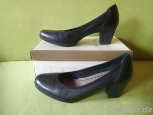 Gr. 41 - Pumps Damenschuhe schwarz Echtleder Venturini Bild 2