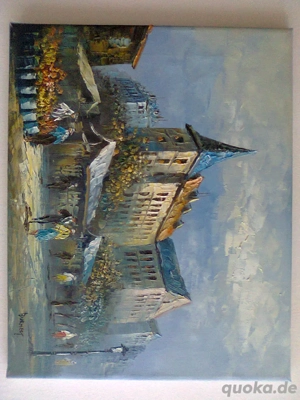 Wandbild: Acryl auf Leinwand von BURNETT