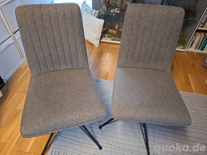2 Stühle anthrazit 