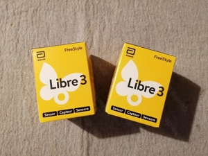 2x Libre 3 Sensoren  MHD 31.08.2026