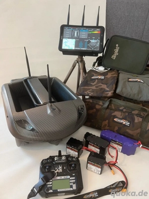 Carplounge RT4 V3 Autopilot Futterboot Black Carbon Fox Mapping