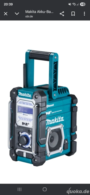 Makita Baustellenradio DMR112 