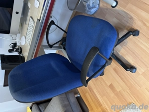 Bürostuhl   Drehstuhl   Blau   Höhenverstellbar   Günstig