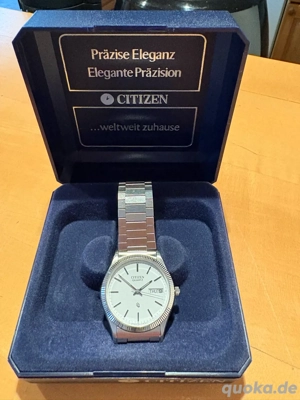 Citizen Quartz Armbanduhr 33mm Edelstahl mit Box