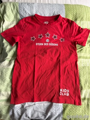 Neuwertiges Kinder Fan T-Shirt von FC Bayern München, Größe 152