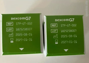 2 Dexcom G7-Sensoren