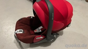 Cybex platinum cloud Q plus Babyschale - hot & spicy red
