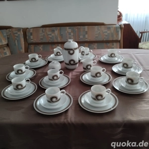 Rosenthal Kaffeeservice *Duo Baltic* 12 Personen + Tischdecke
