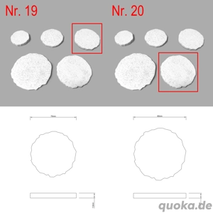 Ablegersteine Fragplugs Plugs Meerwasser diverse Typen Bild 10