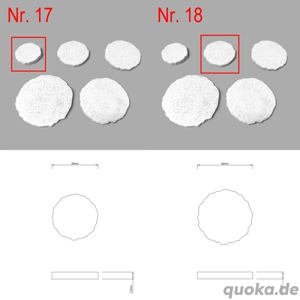 Ablegersteine Fragplugs Plugs Meerwasser diverse Typen Bild 9