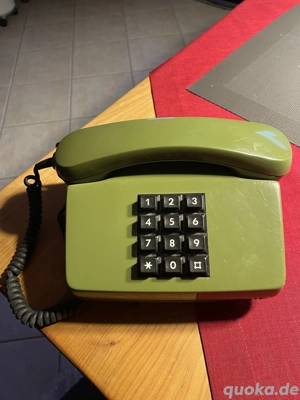 Tastentelefon grün FeTap 871-1 aus dem Jahr 6 83
