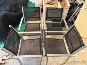 4er Set Gartenstühle