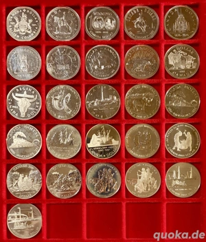 26 x Canada Dollar 1971-1991 je 23,33 Gramm 500 1000 Feinsilber