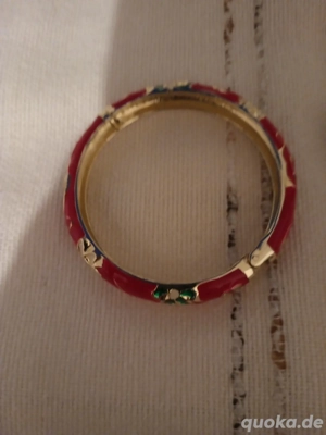 modeschmuck Set 8 teile rot  Bild 2