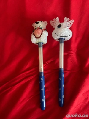 2 Leuchtstecker mit Tiermotiven - Bär und Rentier