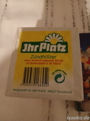 2 paar Streichhölzer  Bild 2