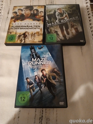DVDs maze Runner 3 teile 