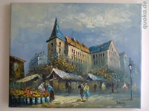 Wandbild: Acryl auf Leinwand von BURNETT