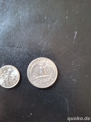 USA Münzen 3 Stück Quarter Dollar 1979, One Dime 2011, One Cent 1 Bild 3