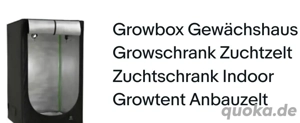 grow Zelt 120x120x200 Herbgarden Zimmergewächshaus