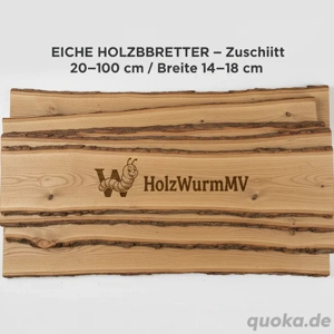  EICHE Holzbrett   Zuschnitt 20 100 cm   PREMIUM