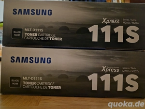 2x SAMSUNG Toner schwarz MLT-D111S in ungeöffneter Originalverpackung